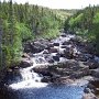 <p align=left>Triple Falls, entre Saint-Anthony's et L'anse-aux-Meadows
